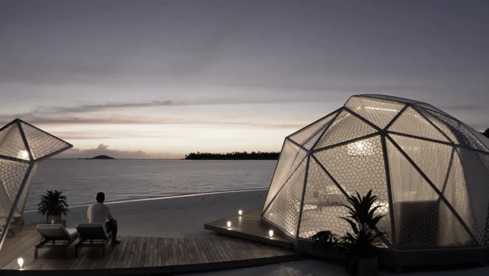 Diamond geodesic home concept